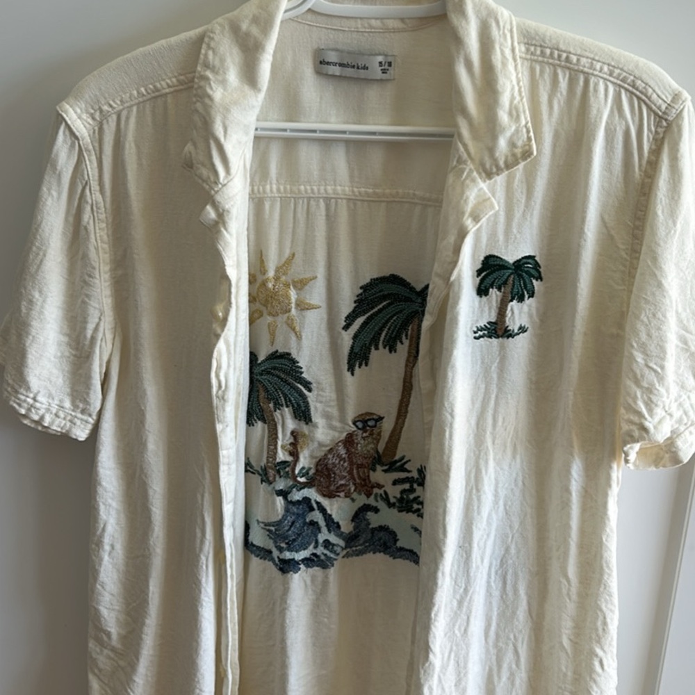 Abercrombie Kids 15/16 shirt (2 of them). One has back embroidery.